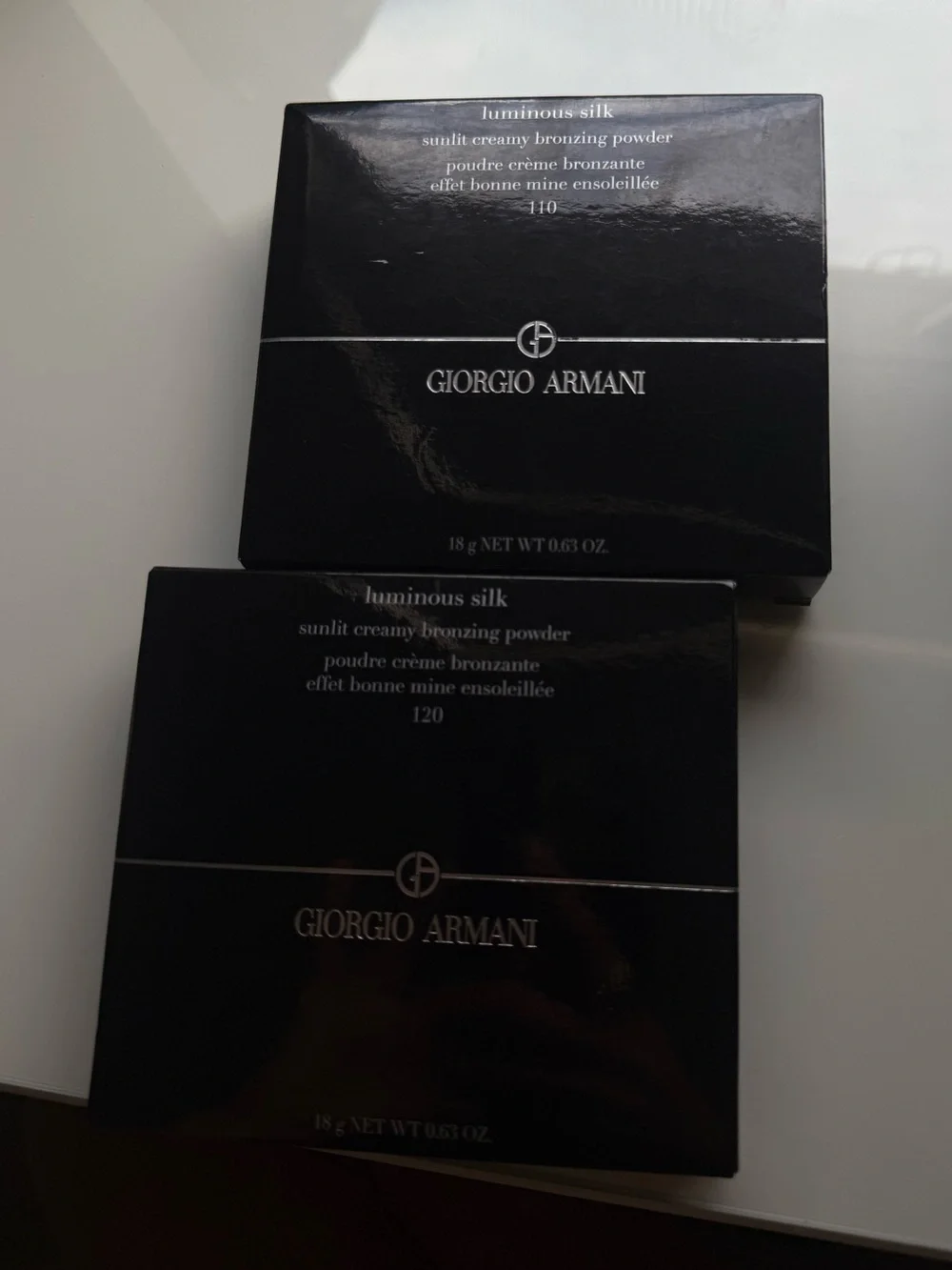 Armani Beauty luminous silk creamy bronzing powder duo